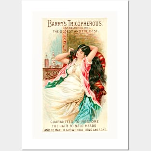 Barry's Tricopherous Hair Product, established 1801 Posters and Art